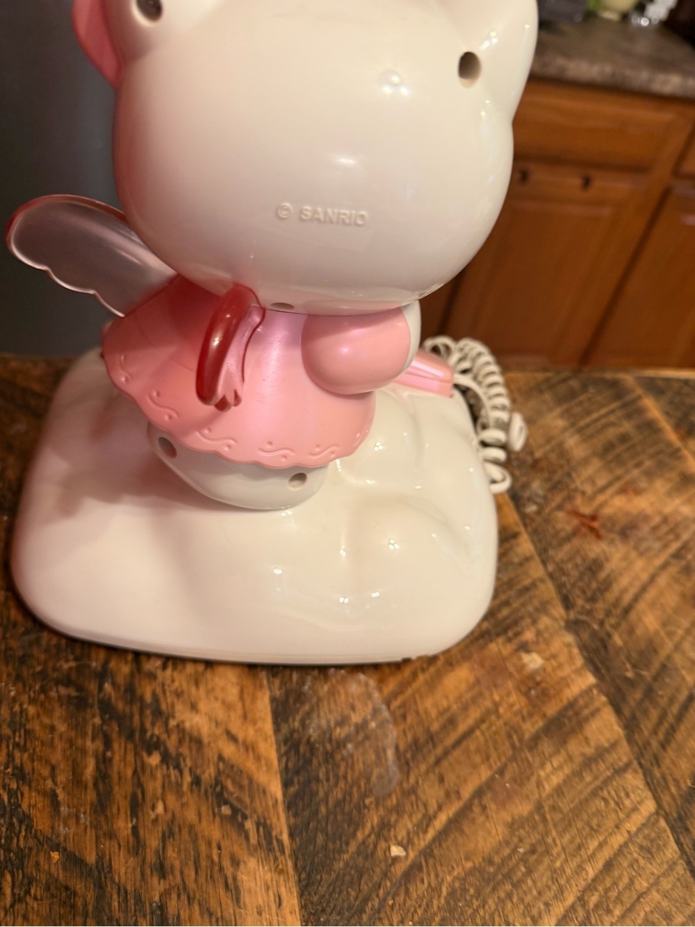 Hello Kitty Pink Corded Figurine Phone with Matching Handset - Picture 3 of 4